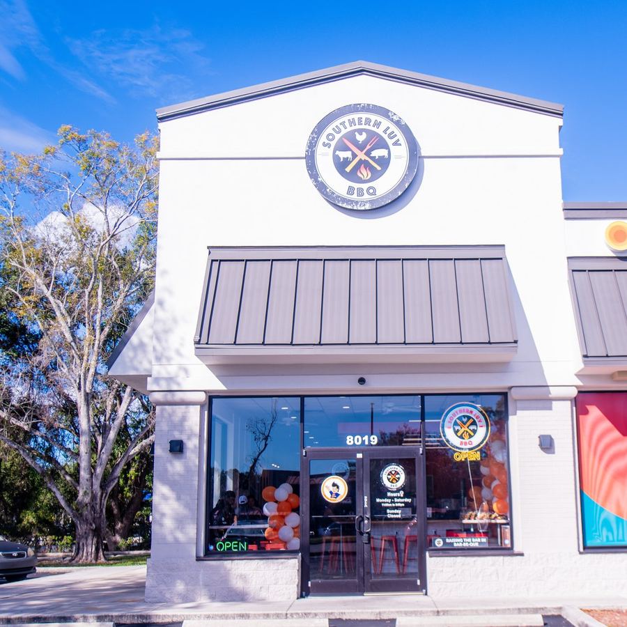 Southern Luv BBQ storefront in Citrus Park, Tampa, Florida