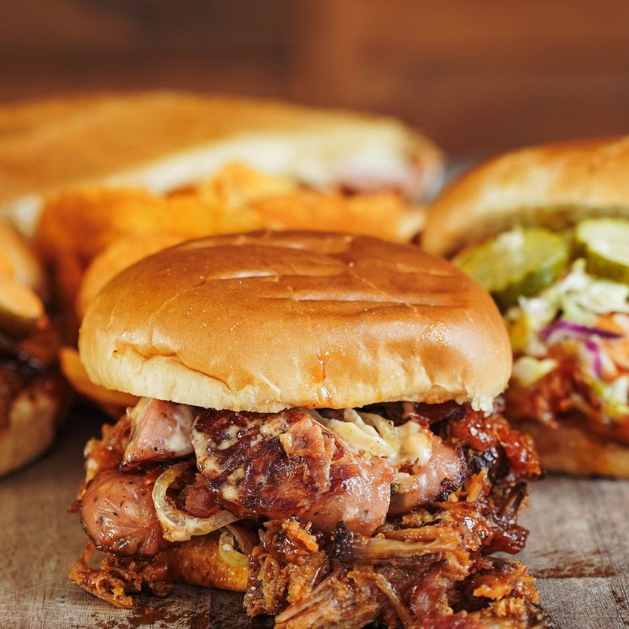 Pecan-smoked brisket from Southern Luv BBQ