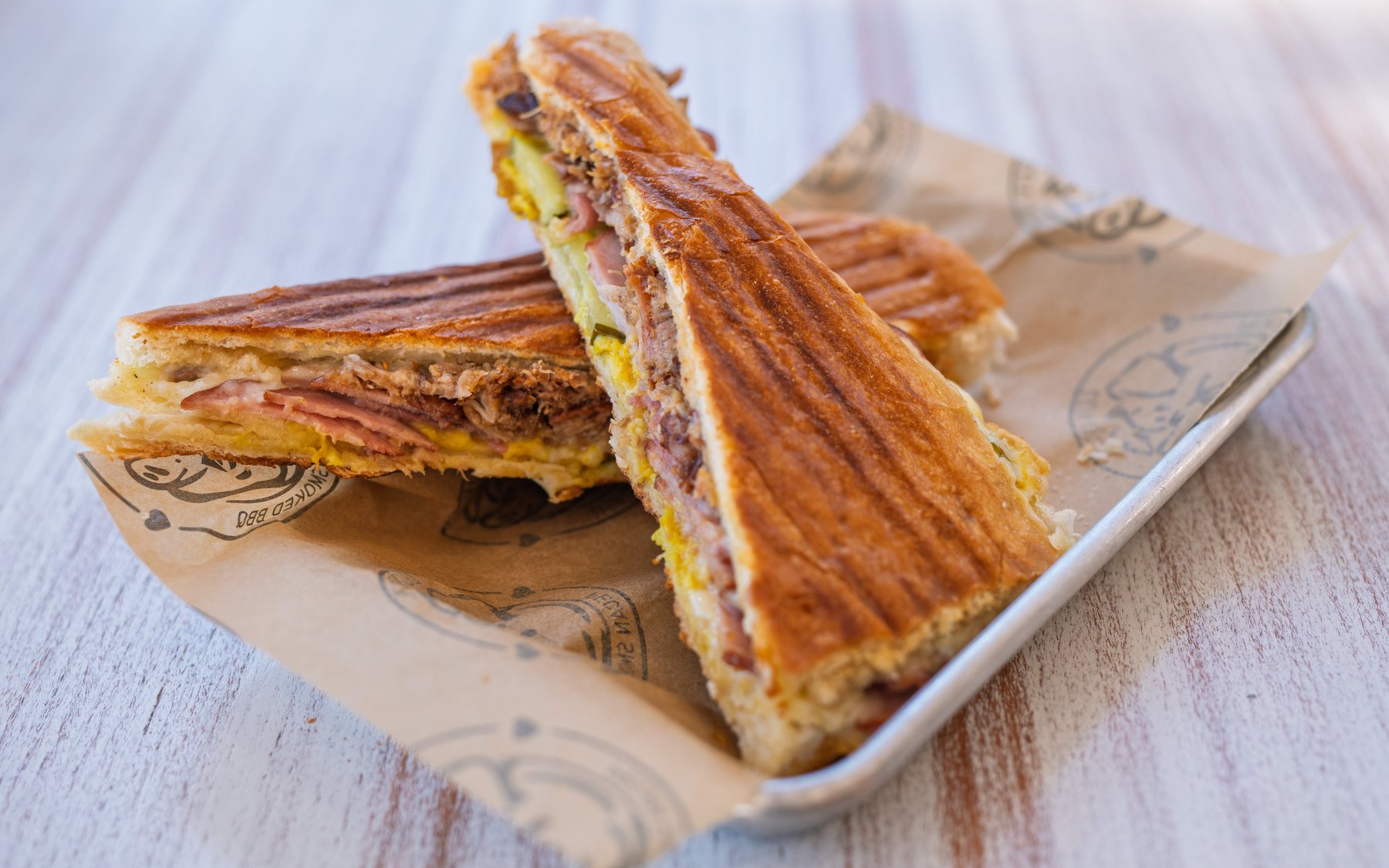 The Q-Bano, Southern Luv’s pressed Cuban sandwich
